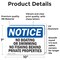 Signmission No Boating Or Swimming No Fishing Behind, 10 in W x Rectangle, Vinyl Decal OS-2PACK-NS-D-710-L-14394 - alternate 2